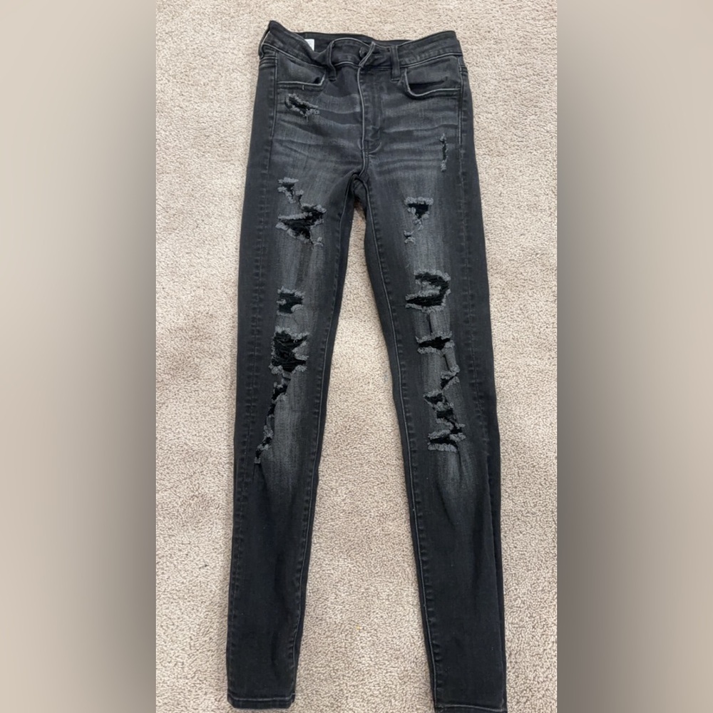 AE Dark Washed Jeggings